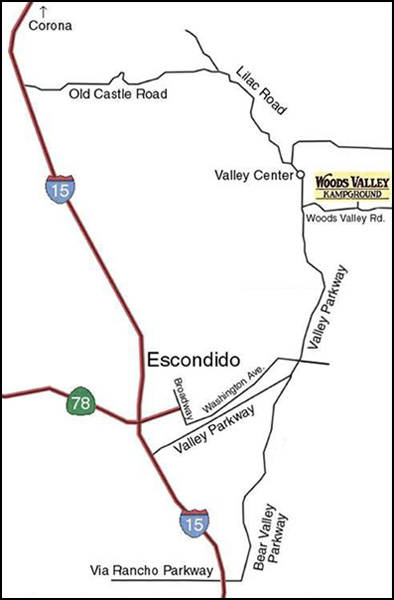 Map of Southern California Campgrounds