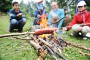 Hotdog on a Stick at Woods Valley Kampground & RV Park